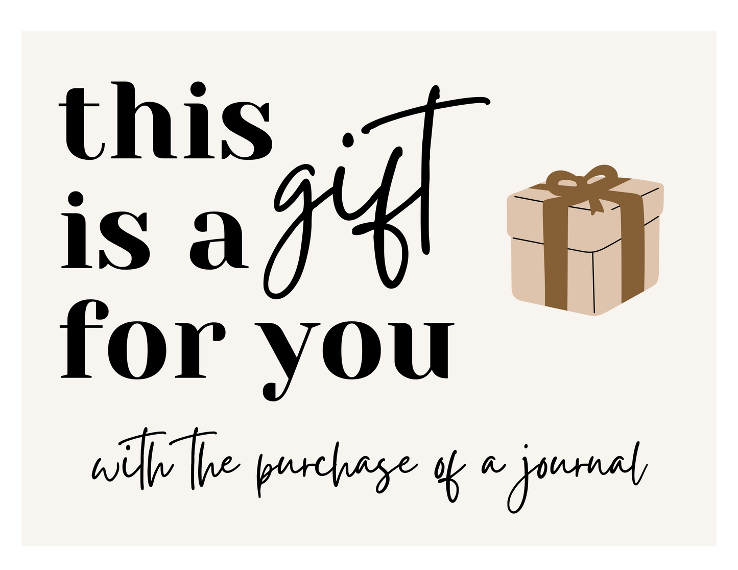 Free Creator's Choice T-Shirt with Journal Purchase (be sure to add this item to cart)